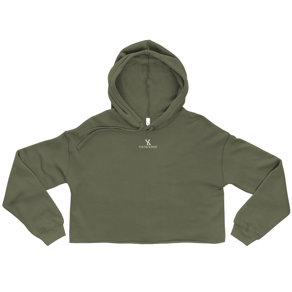 Womens Subtle Crop Hoodie