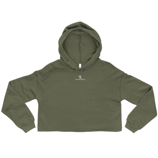 Womens Subtle Crop Hoodie